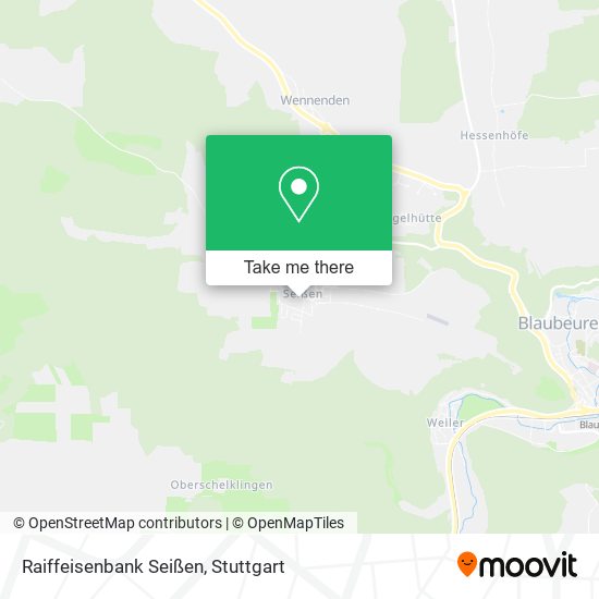 Raiffeisenbank Seißen map