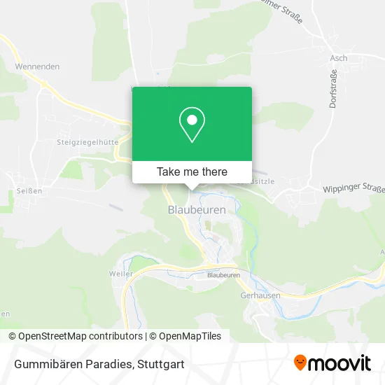 Карта Gummibären Paradies