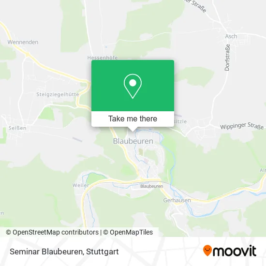 Карта Seminar Blaubeuren