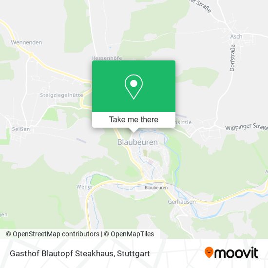 Gasthof Blautopf Steakhaus map