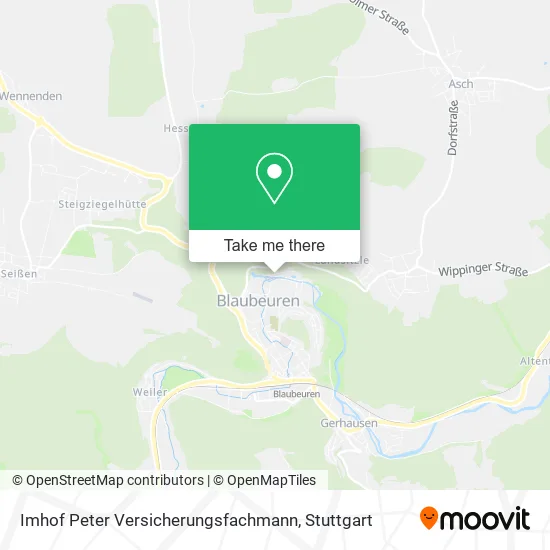 Карта Imhof Peter Versicherungsfachmann