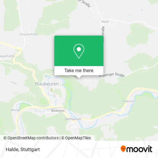 Карта Halde