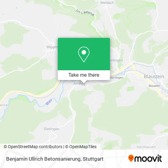 Benjamin Ullrich Betonsanierung map