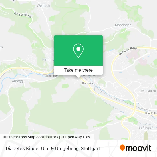 Карта Diabetes Kinder Ulm & Umgebung