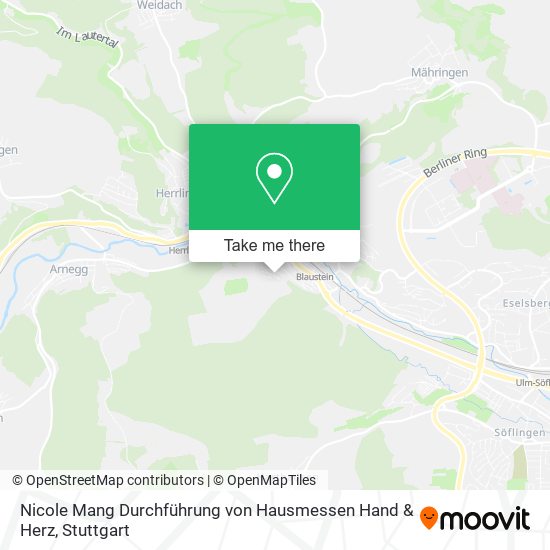 Nicole Mang Durchführung von Hausmessen Hand & Herz map