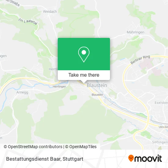 Карта Bestattungsdienst Baar