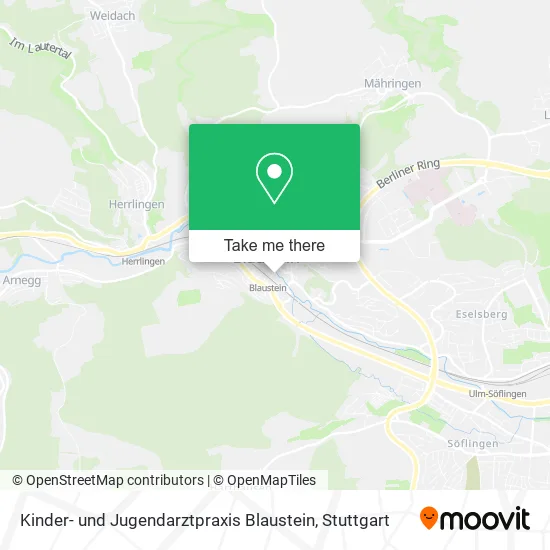 Карта Kinder- und Jugendarztpraxis Blaustein