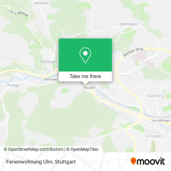 Карта Ferienwohnung Ulm