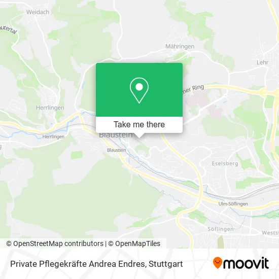 Карта Private Pflegekräfte Andrea Endres