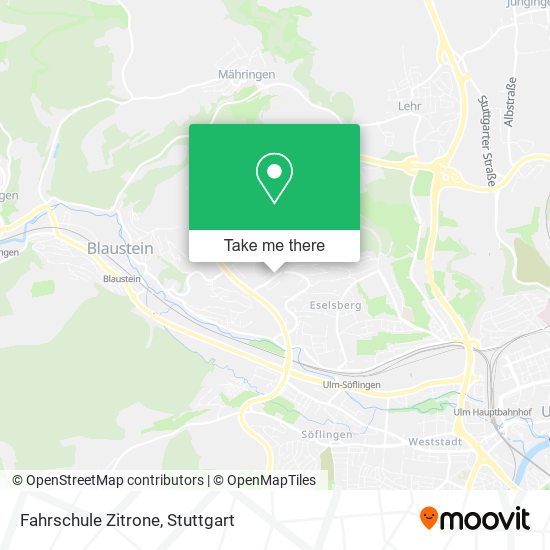 Fahrschule Zitrone map