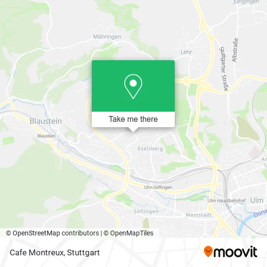 Карта Cafe Montreux