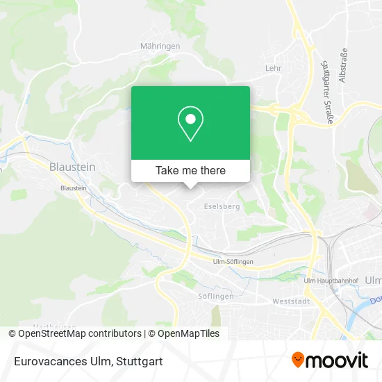 Карта Eurovacances Ulm
