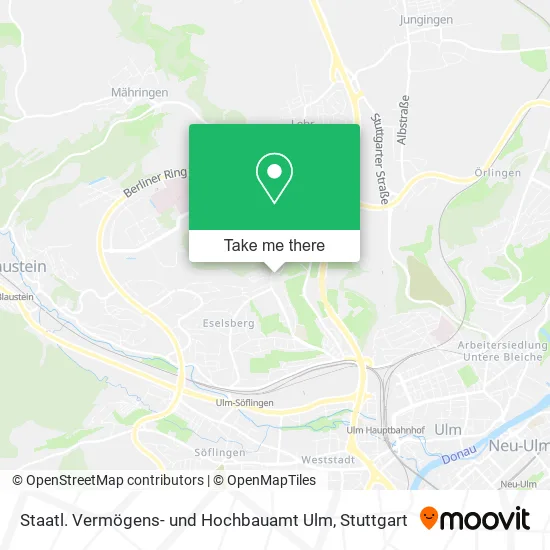 Карта Staatl. Vermögens- und Hochbauamt Ulm