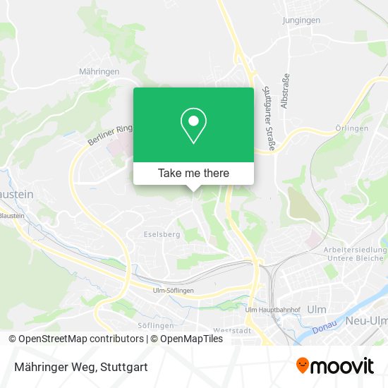 Карта Mähringer Weg