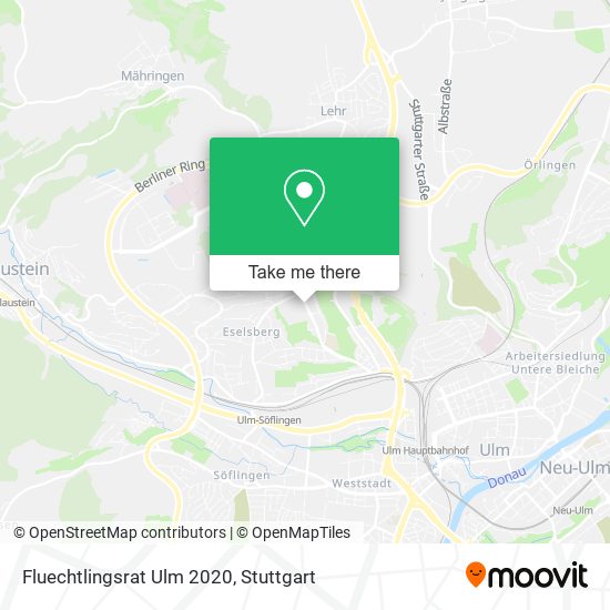 Карта Fluechtlingsrat Ulm 2020