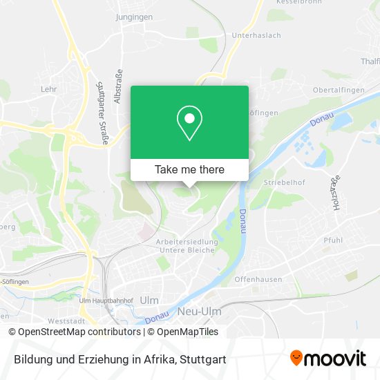 Bildung und Erziehung in Afrika map