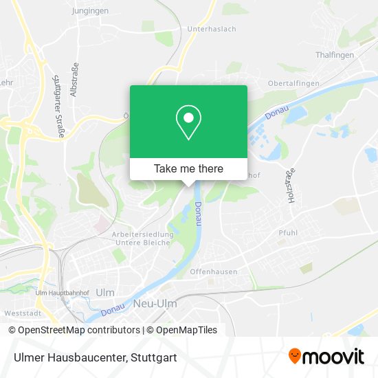 Ulmer Hausbaucenter map