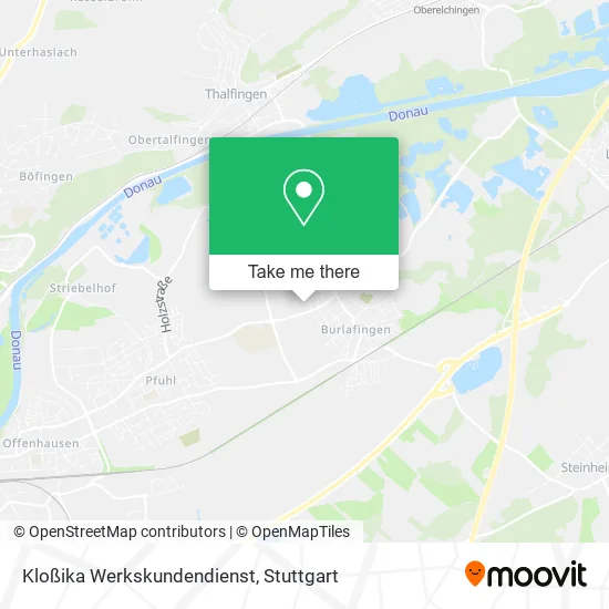 Карта Kloßika Werkskundendienst