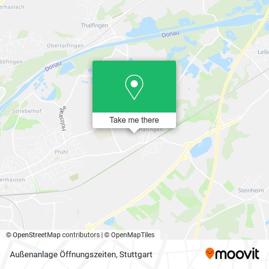 Außenanlage Öffnungszeiten map