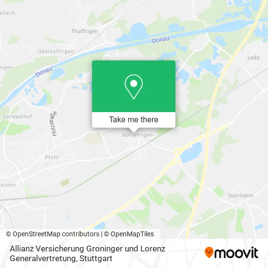 Карта Allianz Versicherung Groninger und Lorenz Generalvertretung
