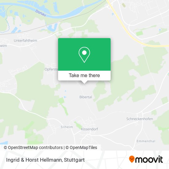 Ingrid & Horst Hellmann map