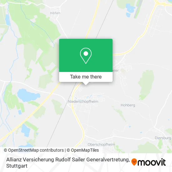 Карта Allianz Versicherung Rudolf Sailer Generalvertretung