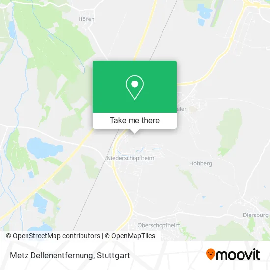 Карта Metz Dellenentfernung
