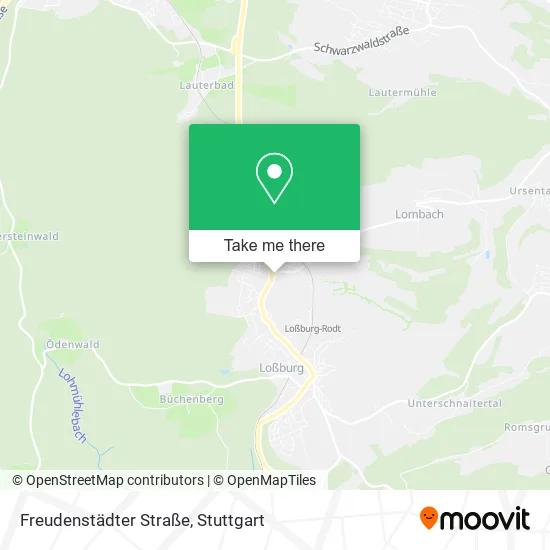 Карта Freudenstädter Straße