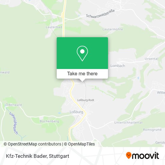 Kfz-Technik Bader map