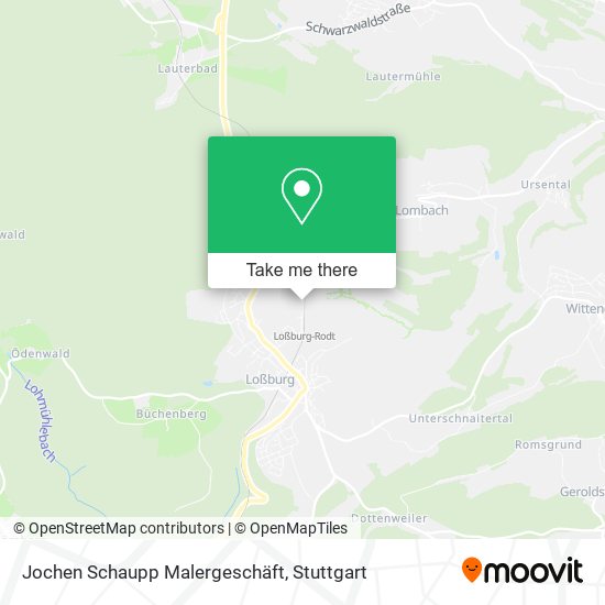Jochen Schaupp Malergeschäft map