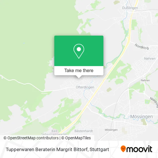 Карта Tupperwaren Beraterin Margrit Bittorf