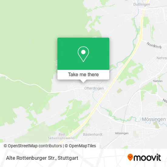 Карта Alte Rottenburger Str.