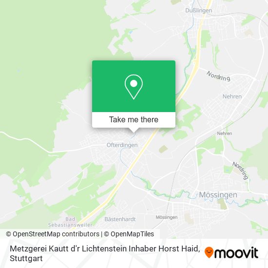Metzgerei Kautt d'r Lichtenstein Inhaber Horst Haid map
