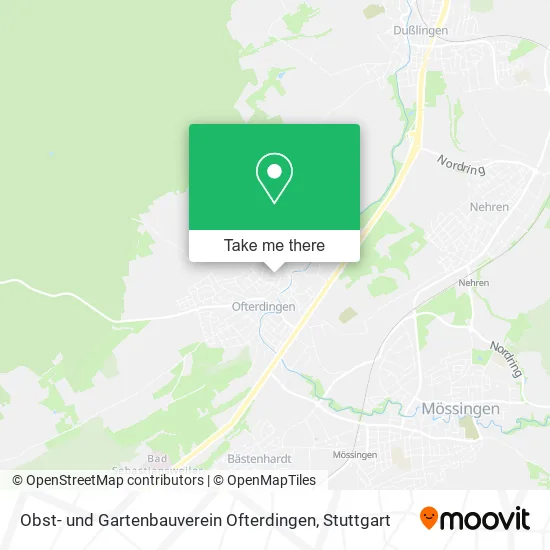 Карта Obst- und Gartenbauverein Ofterdingen