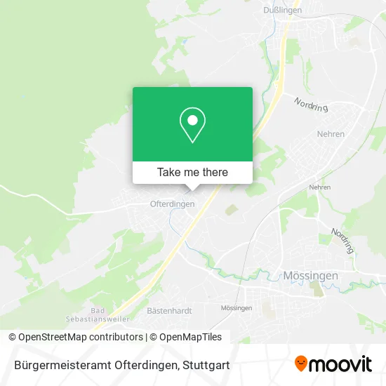 Карта Bürgermeisteramt Ofterdingen