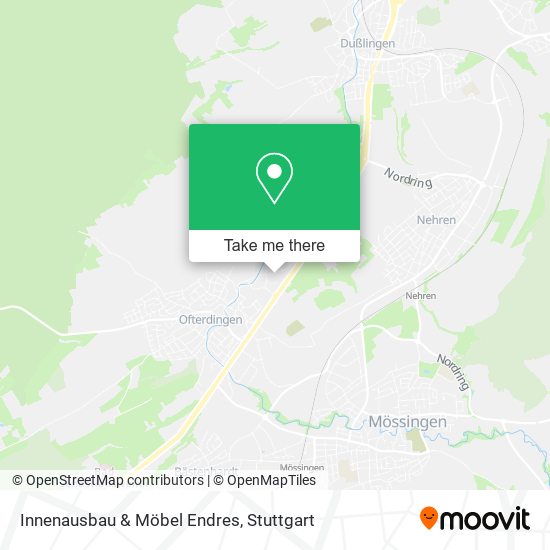 Карта Innenausbau & Möbel Endres