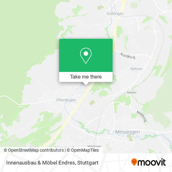 Карта Innenausbau & Möbel Endres