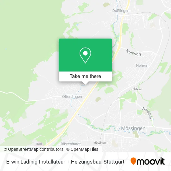 Карта Erwin Ladinig Installateur + Heizungsbau