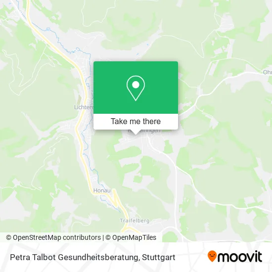 Карта Petra Talbot Gesundheitsberatung