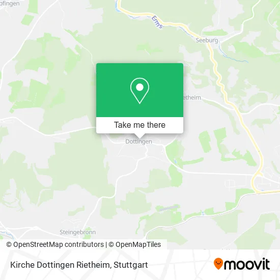 Карта Kirche Dottingen Rietheim