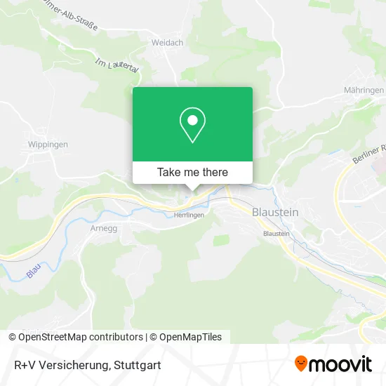 R+V Versicherung map