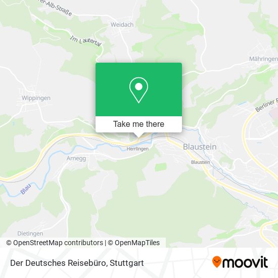 Der Deutsches Reisebüro map