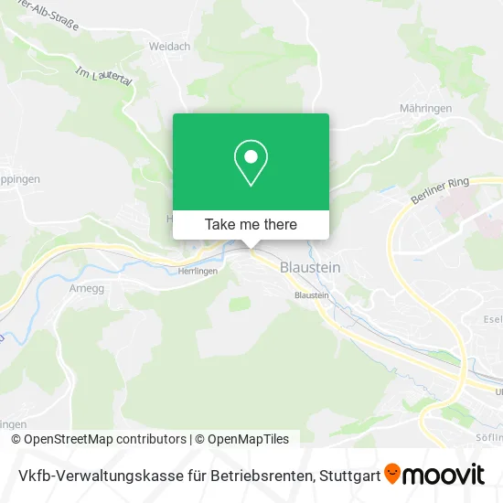 Карта Vkfb-Verwaltungskasse für Betriebsrenten