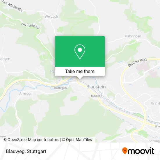 Карта Blauweg