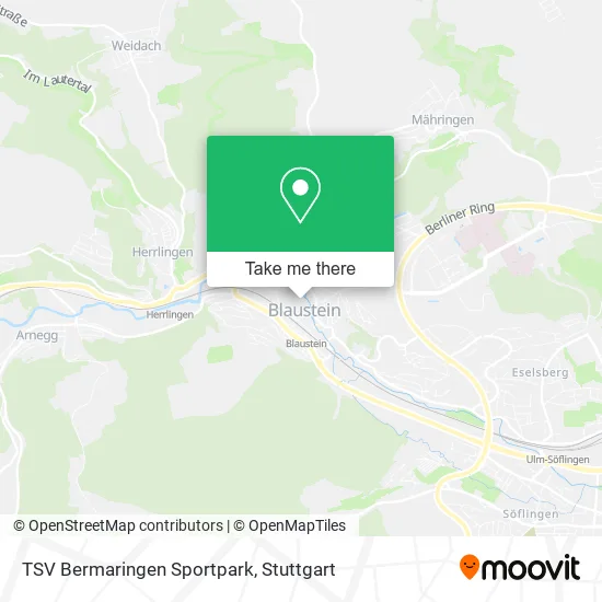 Карта TSV Bermaringen Sportpark
