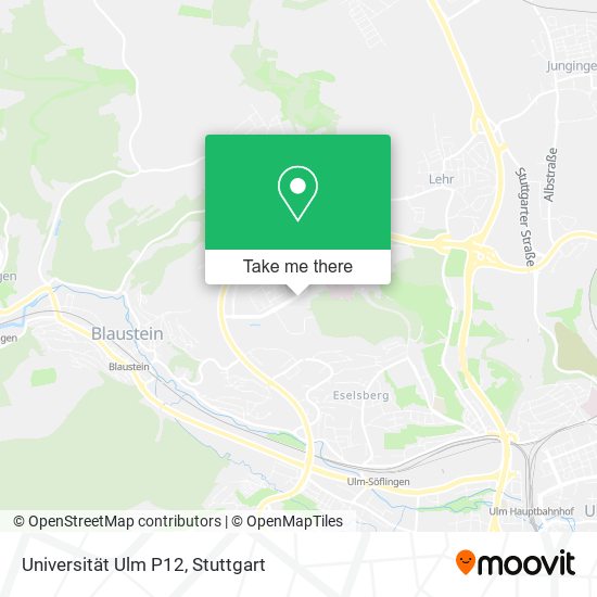 Карта Universität Ulm P12