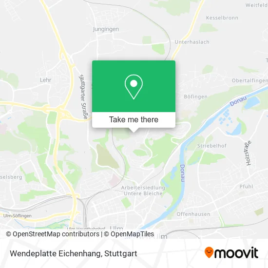 Карта Wendeplatte Eichenhang