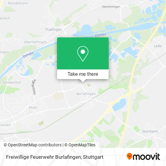 Карта Freiwillige Feuerwehr Burlafingen