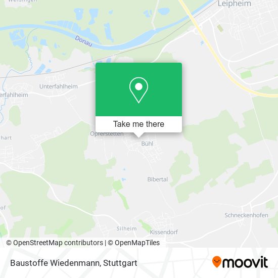 Baustoffe Wiedenmann map