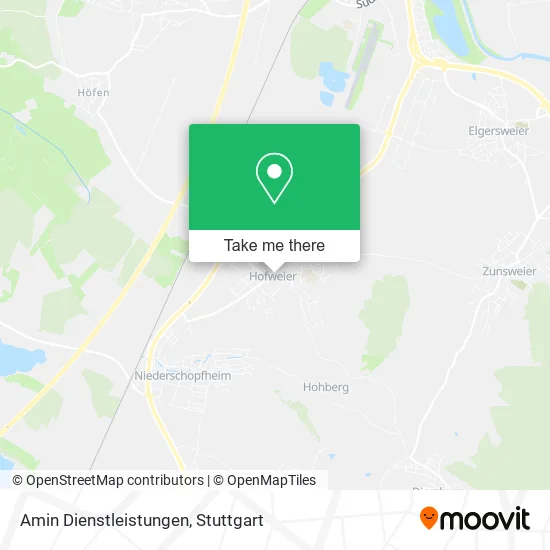 Карта Amin Dienstleistungen